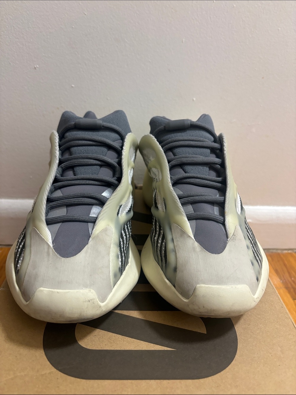adidas Yeezy 700 Box in Brown and Black